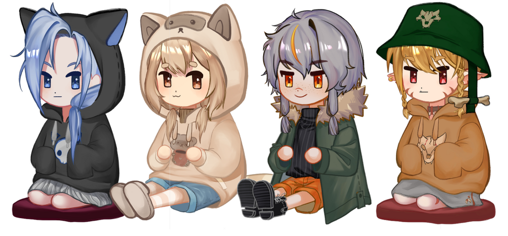 @SaltaeRacoon (2nd) & @4ft6 (4th)